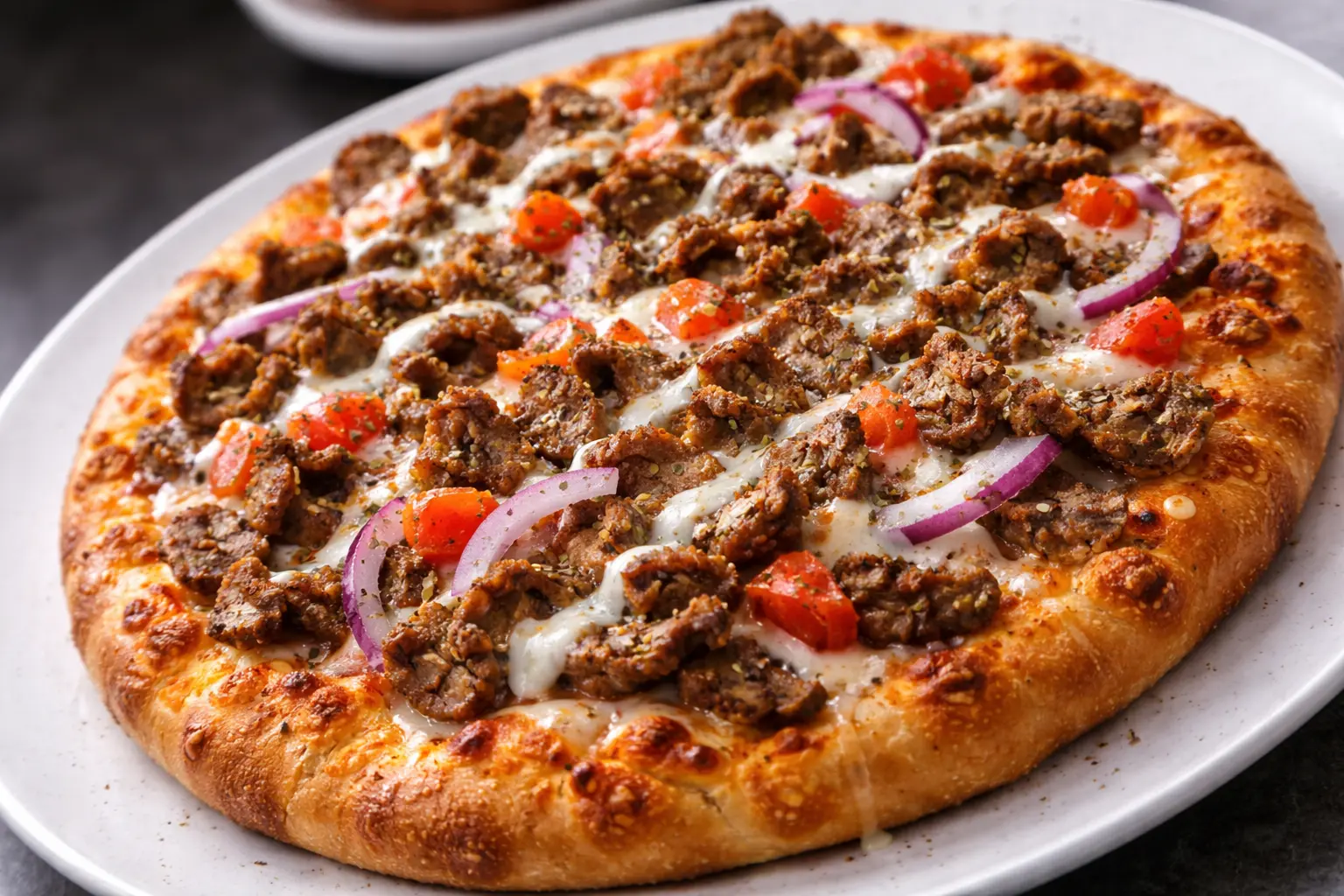 Donair Pizza at Time Out Pub Edmonton Hazeldean