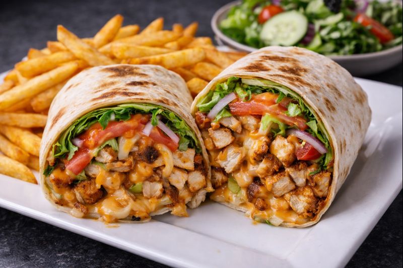 Misconduct Wrap at Time Out Pizza and Pub Edmonton